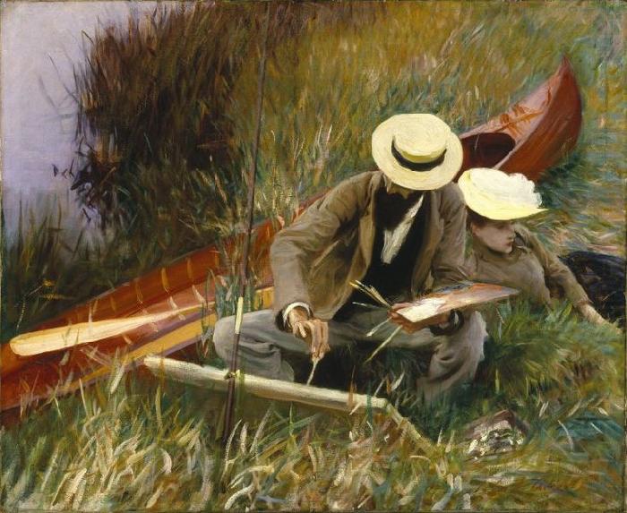 John Singer Sargent An Out of Doors Study china oil painting image